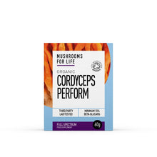 Mushrooms For Life Organic Cordyceps Perform Optimised Blend Powder 60g