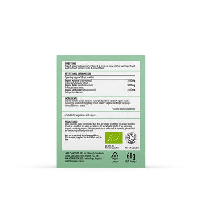 Mushrooms For Life Organic Mycomplex Myco Blend Powder 60g