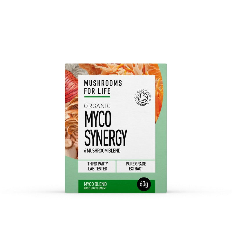 Mushrooms For Life Organic Myco Synergy Myco Blend Powder 60g