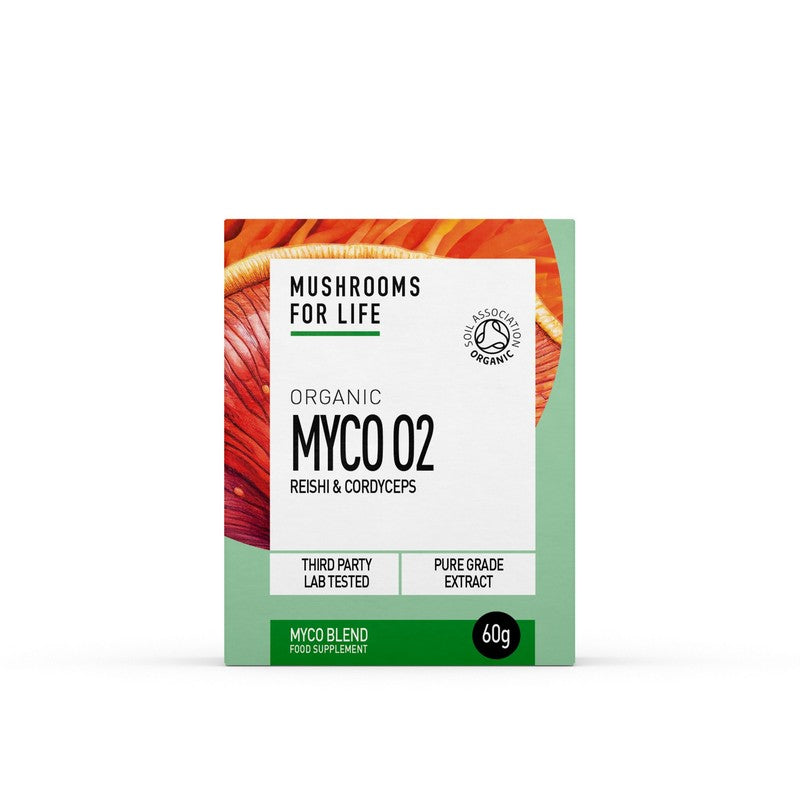 Mushrooms For Life Organic Myco O2 Myco Blend Powder 60g