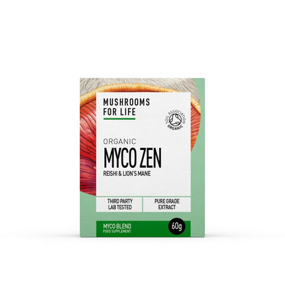 Mushrooms For Life Organic Myco Zen Myco Blend Powder 60g