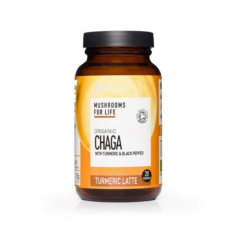 Mushrooms For Life Organic Chaga Turmeric Latte 120g
