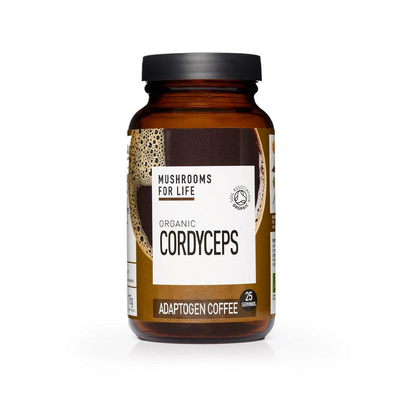 Mushrooms For Life Organic Cordyceps Adaptogen Coffee 75g