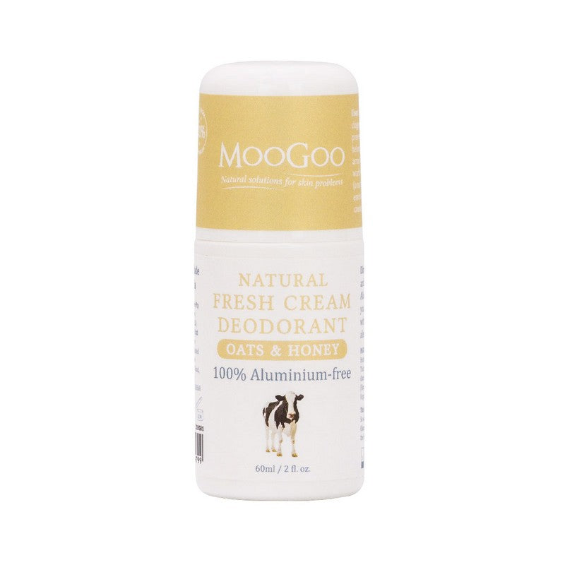 MooGoo Fresh Cream Deodorant - Oats & Honey 60ml