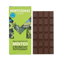 Montezumas Chocolate Minted - Milk Chocolate with Crunchy Peppermint 90g