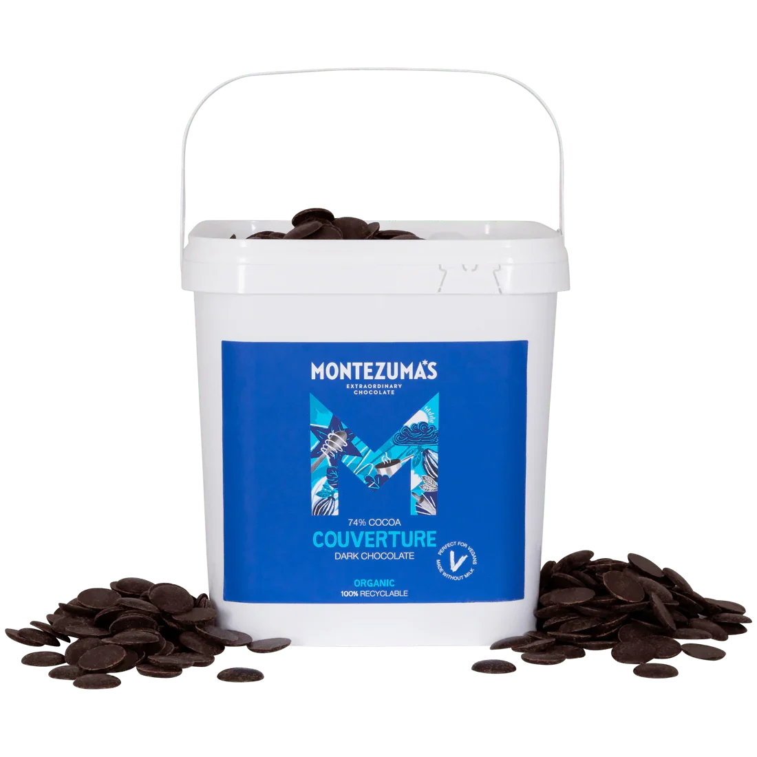 Montezumas Chocolate Organic Dark Chocolate Couverture 3kg
