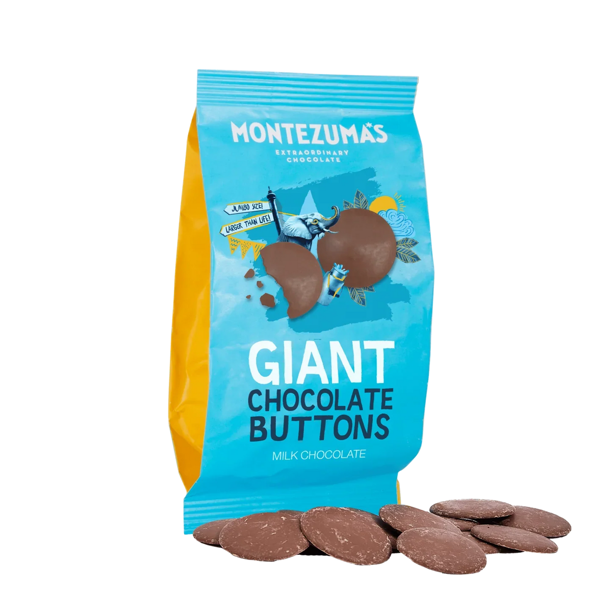 Montezumas Chocolate Giant Sized Milk Chocolate Buttons 120g