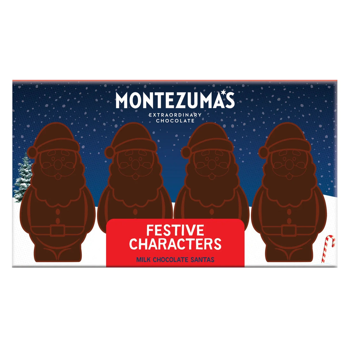 Montezumas Chocolate Milk Chocolate Santas 60g