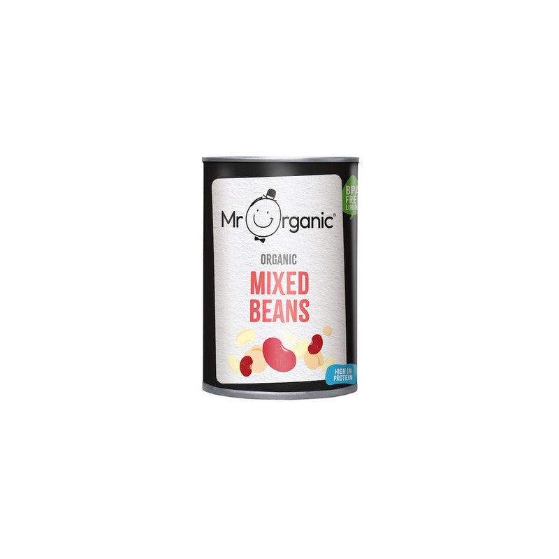 Mr Organic Mixed Beans tin 400g