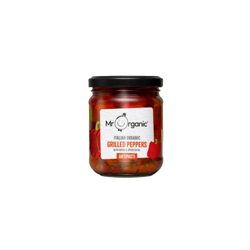 Mr Organic Grilled Peppers Antipasti 190g