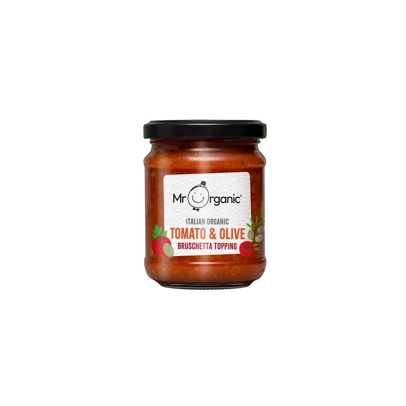Mr Organic Tomato & Olive Bruschetta Topping 200g