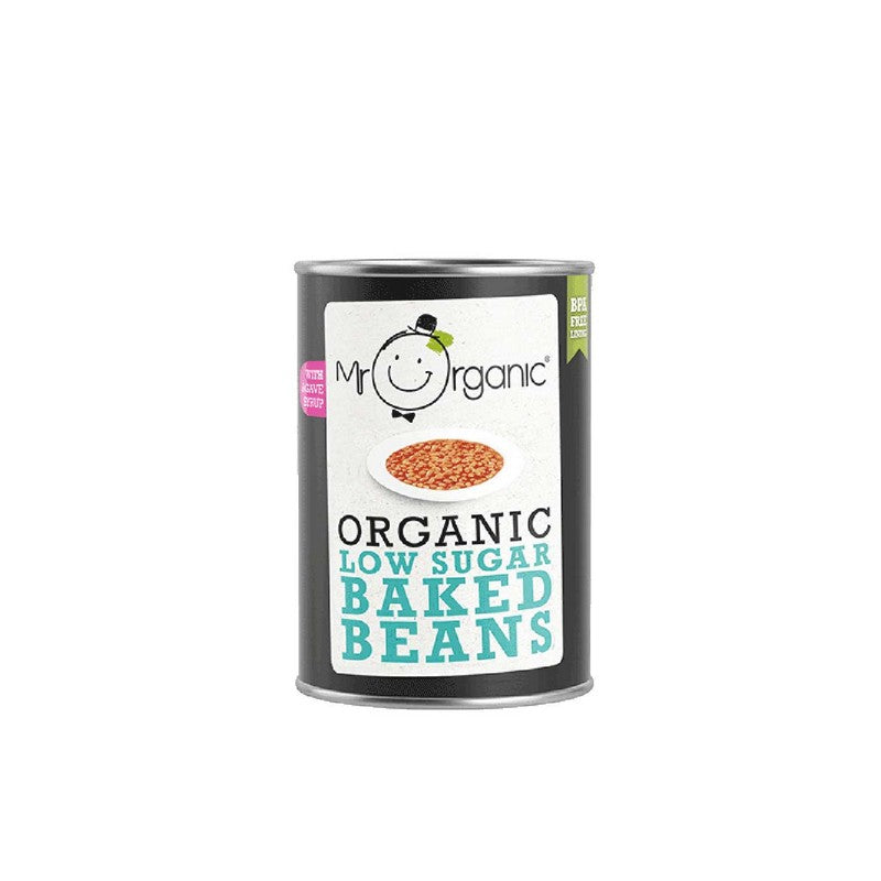 Mr Organic Low Sugar Baked Beans 400g