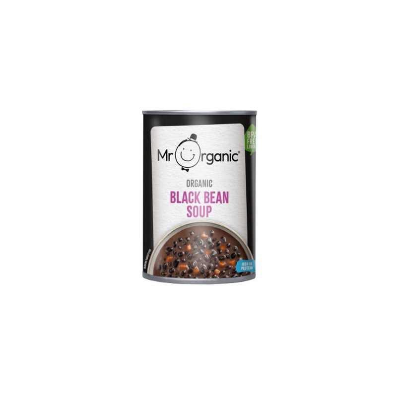 Mr Organic Black Bean & Vegetable Soup 400g