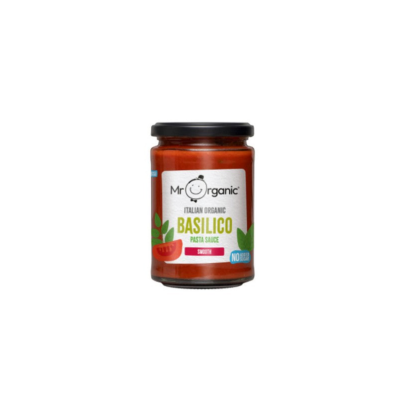 Mr Organic Smooth Basilico Pasta Sauce 350g