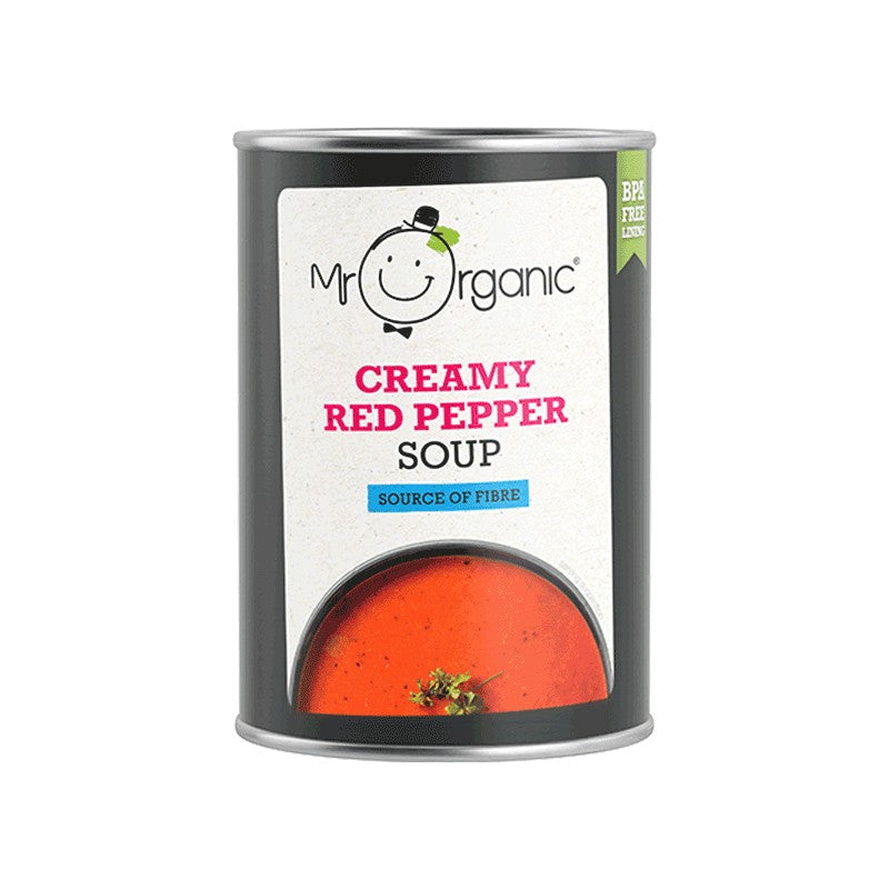 Mr Organic Creamy Red Pepper Soup 400g