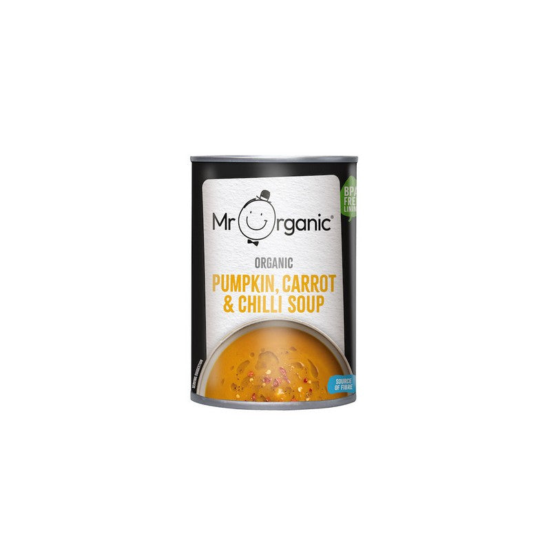 Mr Organic Pumpkin Carrot & Chilli Soup 400g
