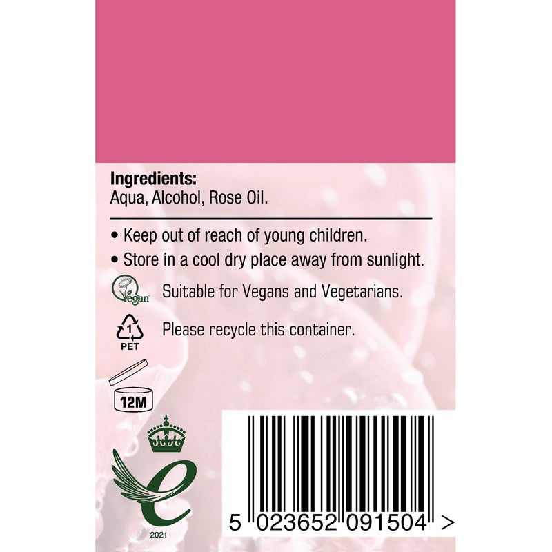 Natures Aid Premium Strength Traditional Rosewater 150ml