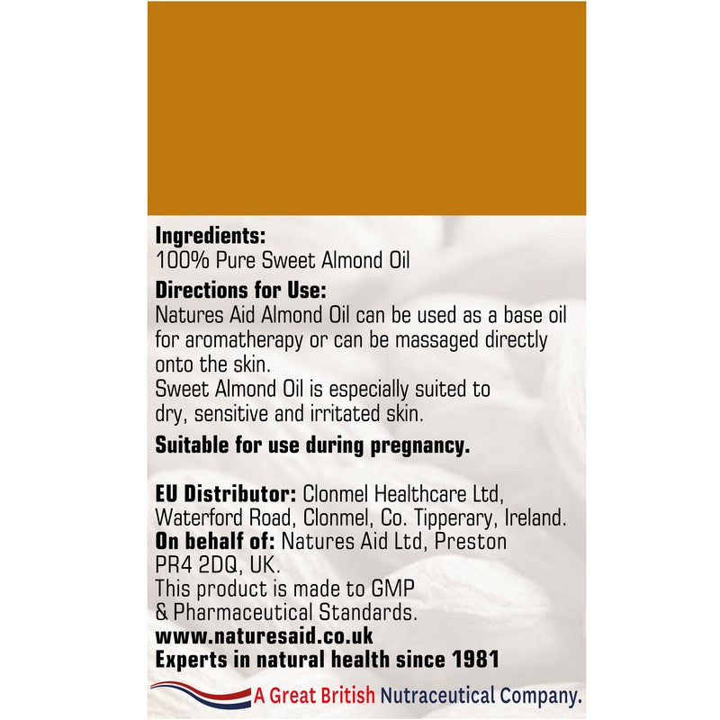 Natures Aid Almond Oil 150ml