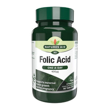 Natures Aid Folic Acid - 400ug 90 Tablets