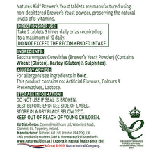 Natures Aid Brewers Yeast 300mg 500 Tablets