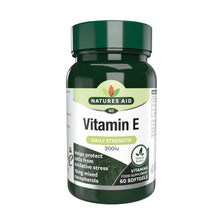 Natures Aid Vitamin E 200iu Natural Form 60 Softgels