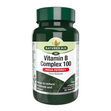 Natures Aid Vitamin B Complex 100 Time Release (Mega Potency)