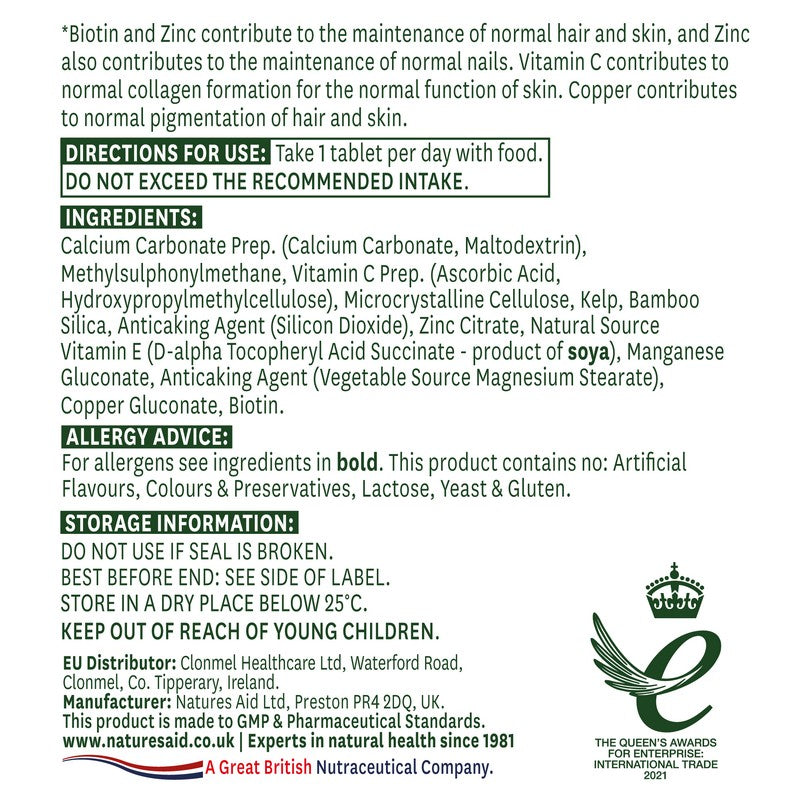 Natures Aid Hair, Skin and Nails Formula