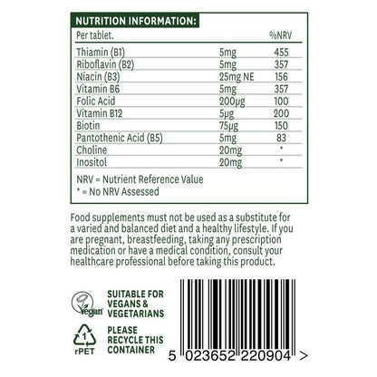 Natures Aid Vitamin B Complex 90 Tablets