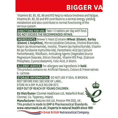 Natures Aid Vitamin B Complex 180 Tablets