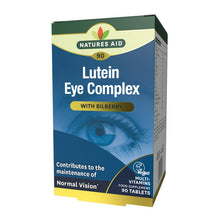 Natures Aid Lutein Eye Complex with 10mg Lutein, Bilberry and Alpha Lipoic Acid 90 Tablets