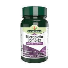 Natures Aid Probiotic Complex (with Bifidus and FOS) 60 Capsules