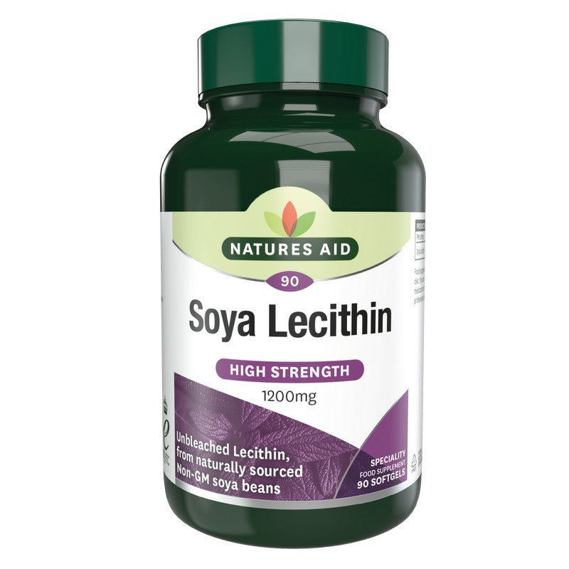 Natures Aid Lecithin 1200mg 90 Tablets