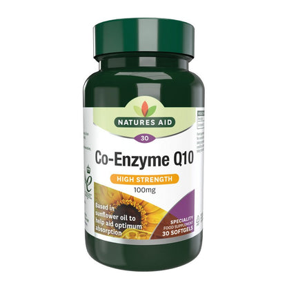 Natures Aid CO-Q-10 100mg (Co Enzyme Q10)