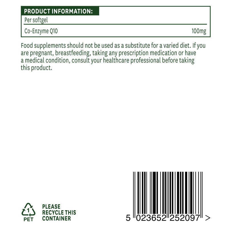 Natures Aid CO-Q-10 100mg (Co Enzyme Q10)