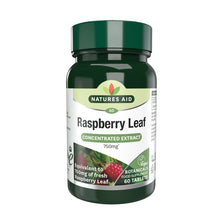 Natures Aid Raspberry Leaf 375mg (750mg equiv) 60 Tablets