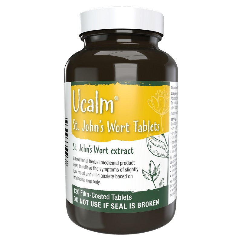 Natures Aid Ucalm® 300mg (Equivalent 1500mg-2100mg of St Johns Wort Herb)