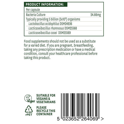 Natures Aid Acidophilus Complex 5 Billion 60 Capsules