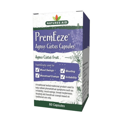 Natures Aid PremEeze® Agnus Castus 400mg 60 Capsules