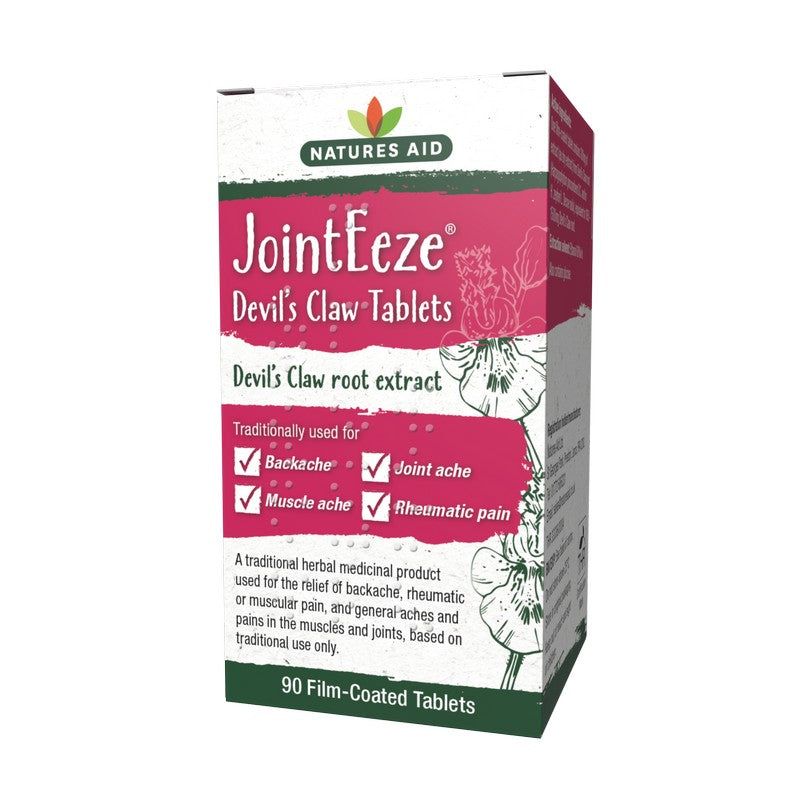 Natures Aid JointEeze® 300mg (Equivalent 1050-1500mg of Devils Claw root) 90 Tablets