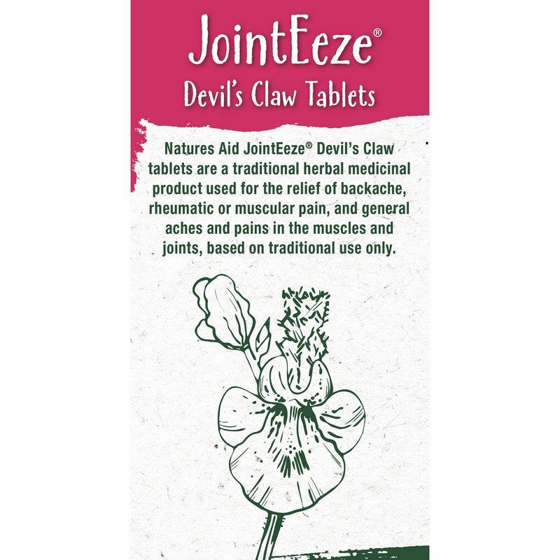 Natures Aid JointEeze® 300mg (Equivalent 1050-1500mg of Devils Claw root) 90 Tablets