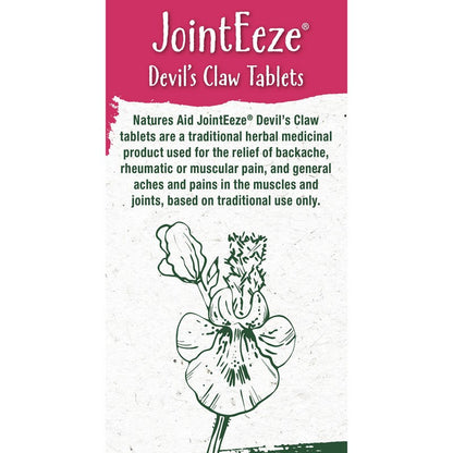 Natures Aid JointEeze® 300mg (Equivalent 1050-1500mg of Devils Claw root) 90 Tablets