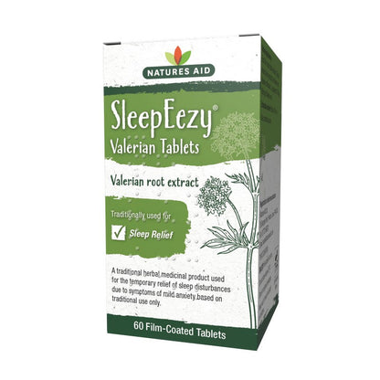 Natures Aid SleepEezy® 150mg (Equivalent 750mg - 900mg of Valerian root) 60 Tablets