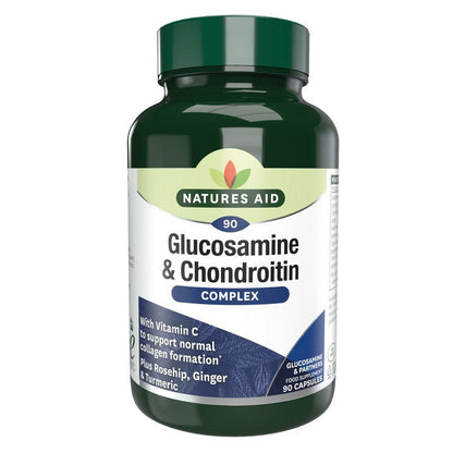 Natures Aid Glucosamine 500mg & Chondroitin 100mg Complex