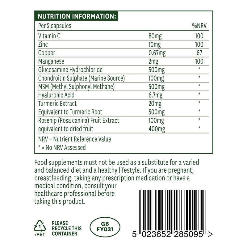 Natures Aid Joint Support Formula 90 Capsules