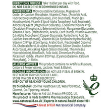 Natures Aid Multi-Vitamins & Minerals (without Iron) 60 Tablets