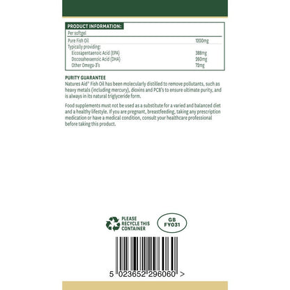 Natures Aid Super Strength Omega-3 60 Softgels