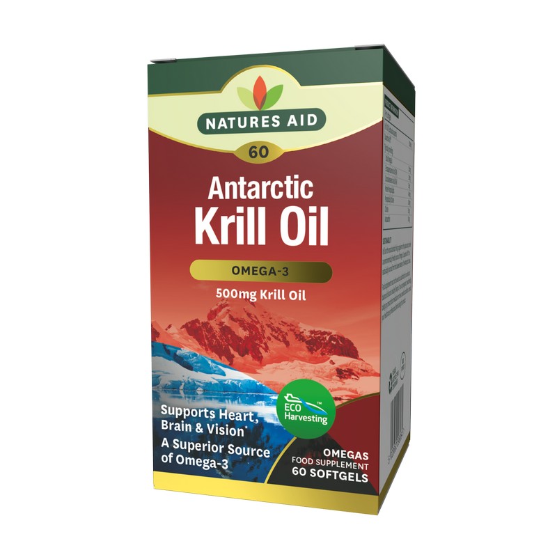 Natures Aid Krill Oil 500mg (Superba®) 60 Softgels