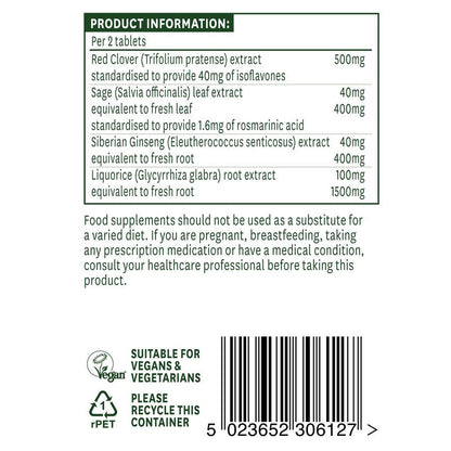 Natures Aid Red Clover Complex with Sage, Siberian Ginseng & Liquorice
