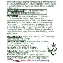 Natures Aid Selenium 200ug (with Zinc and vitamins A, C & E) 90 Tablets