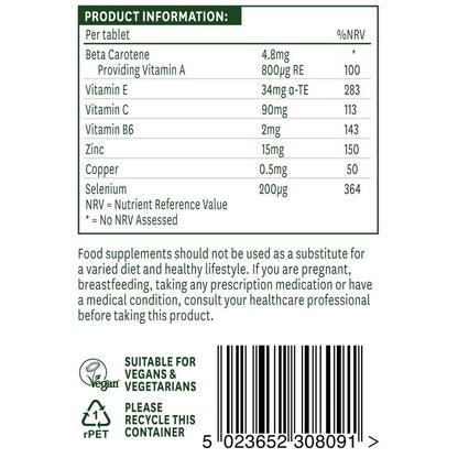 Natures Aid Selenium 200ug (with Zinc and vitamins A, C & E) 90 Tablets